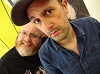 writer Matt Warner and actor Nathan Head at Manchester Comic And Reading Festival 2018